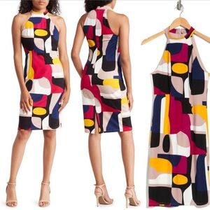 TRINA TURK Emotion Abstract Ponte Dress $208 - NWT
